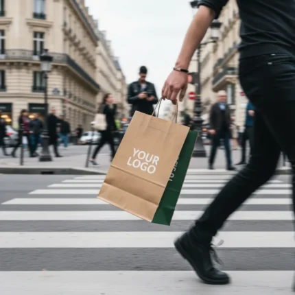 Papiertragetaschen mit gedrehtem Henkel – Bild 12