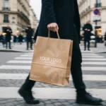 Papiertragetaschen mit gedrehtem Henkel