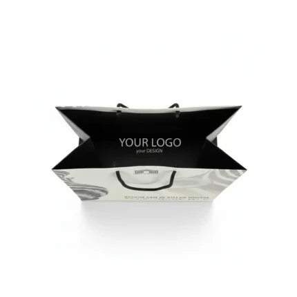 Papiertragetasche mit Kordelgriff Premium – Bild 14