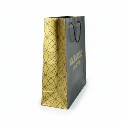 Papiertragetasche mit Kordelgriff Premium – Bild 11