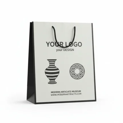 Papiertragetasche mit Kordelgriff Premium – Bild 10