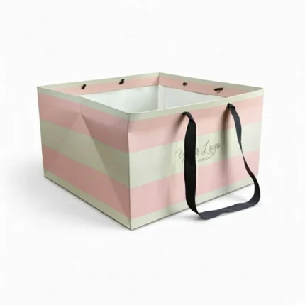 Papiertragetasche mit Kordelgriff Premium – Bild 21