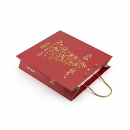 Papiertragetasche mit Kordelgriff Premium – Bild 17