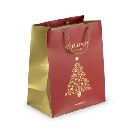 Papiertragetasche mit Kordelgriff Premium – Bild 15