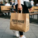 Papiertragetaschen mit Flachhenkel