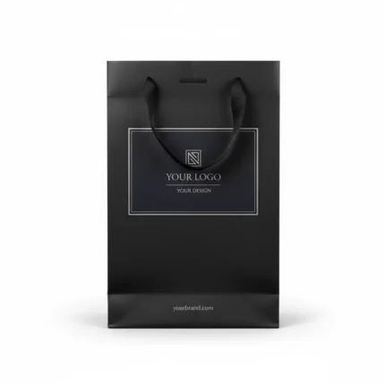 Papiertragetaschen mit Stoffbändern – Bild 4