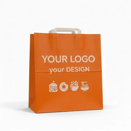 Papiertragetaschen mit Flachhenkel – Bild 5