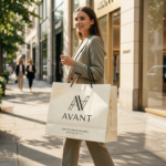 Papiertragetaschen mit Kordelgriff